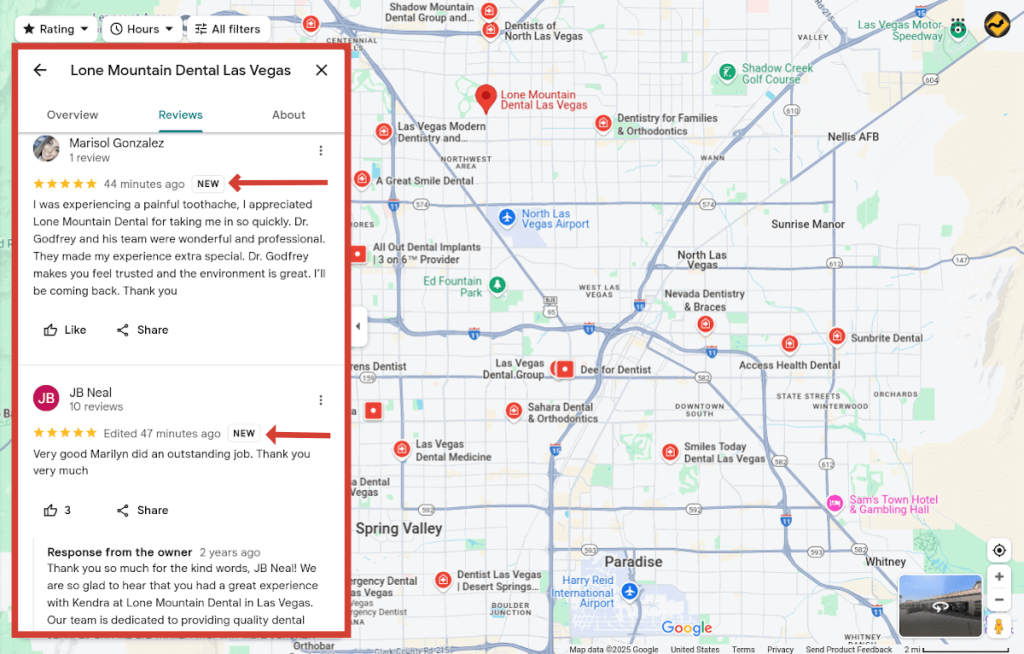 Many New Reviews for Lone Mountain Dental Office Las Vegas