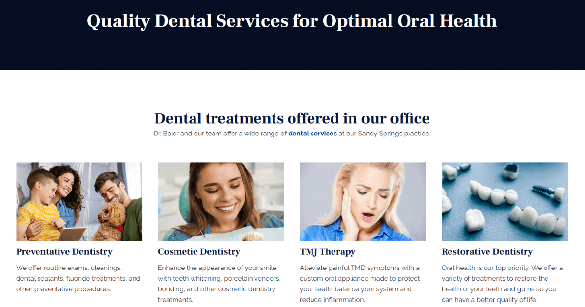 DMG knows how to create dental websites that look great and get results