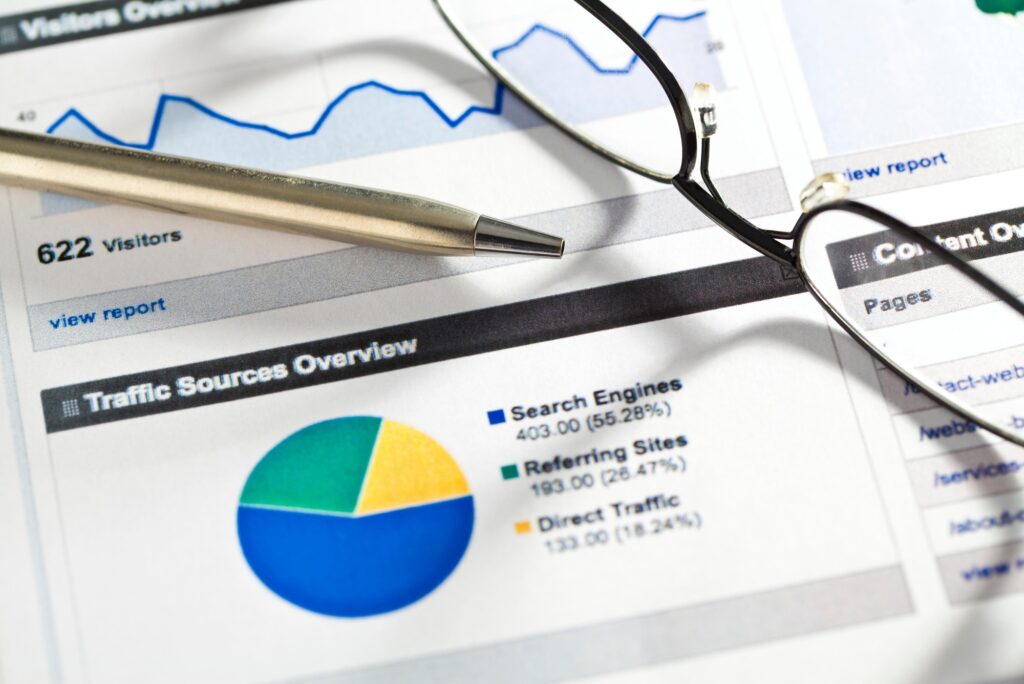 Google Ads campaign dashboard for dental practice showing keyword performance, conversion rates, and cost per acquisition metrics